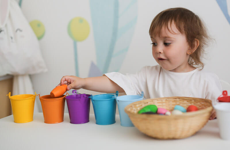 early sort skills development, when should kids be introduced to sorting skills