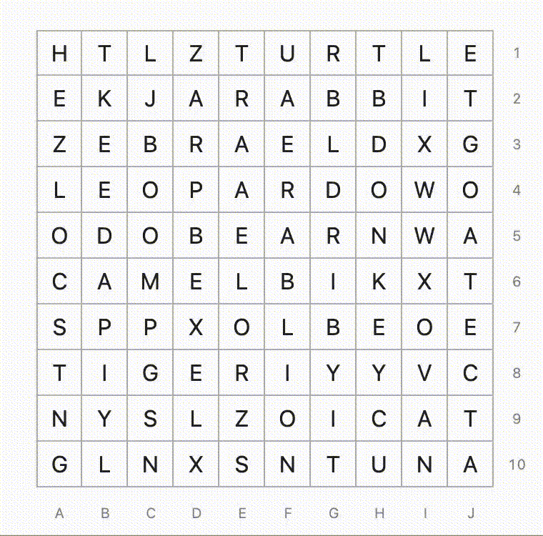 words puzzle game example image